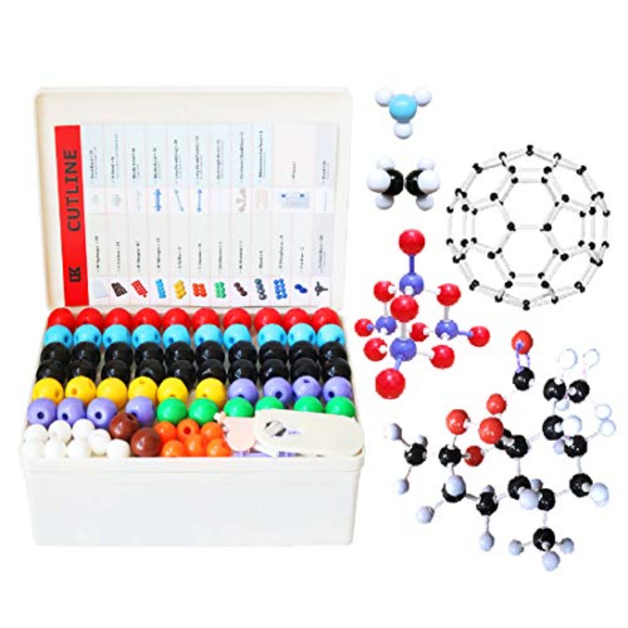 Chemistry Set Beginner - مجموعة نماذج كيميائية مولקולارية 444 قطعة،