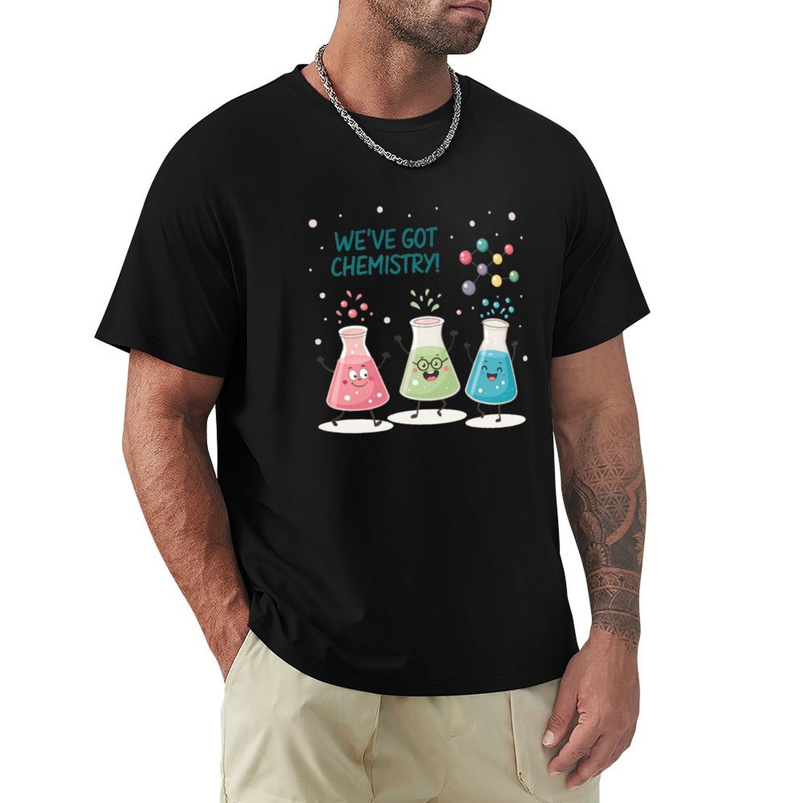 Science Buddies - تي شيرت Science Beaker Buddies مقاس