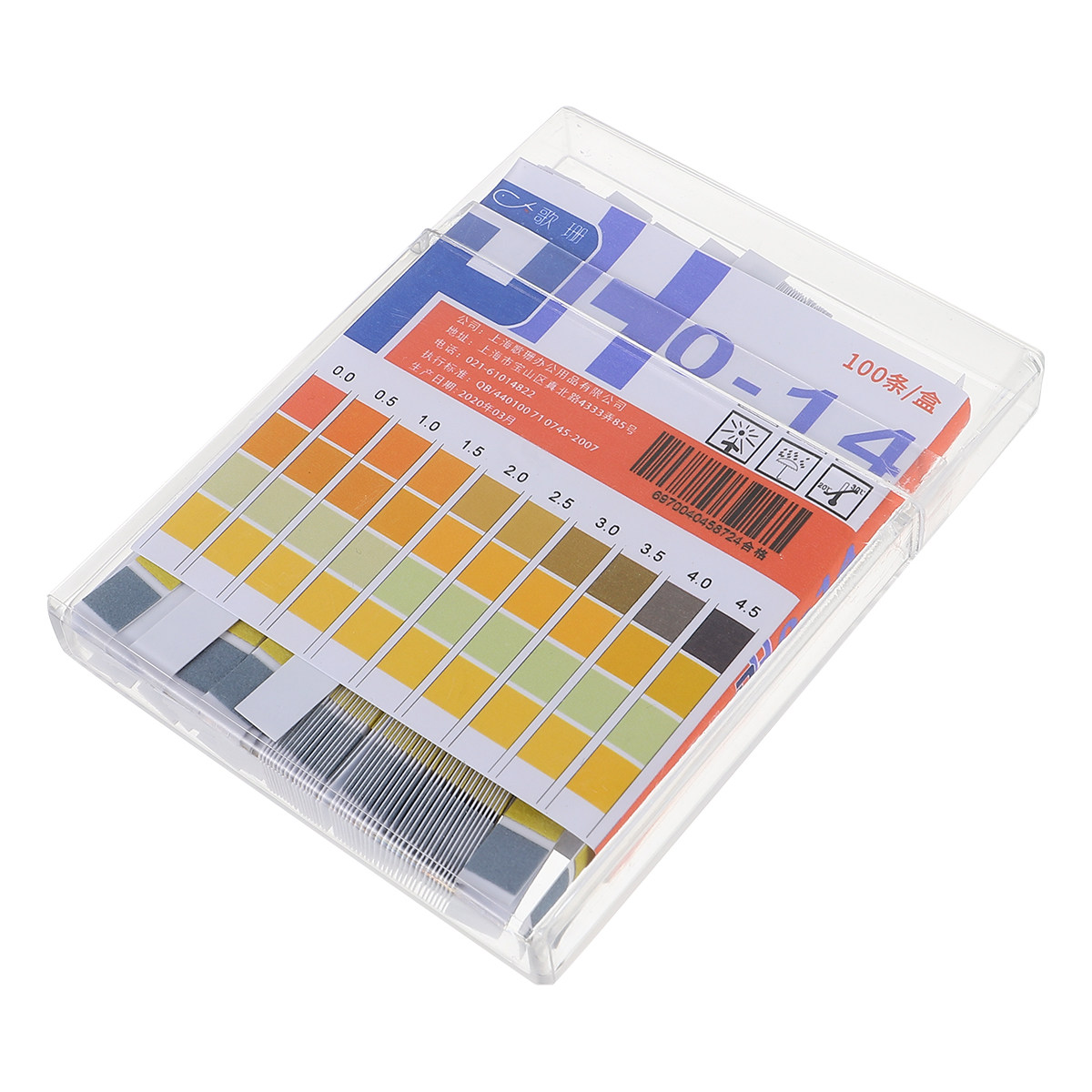 Ph Strip Test - 100 قطعة من ورق اختبار الرقم