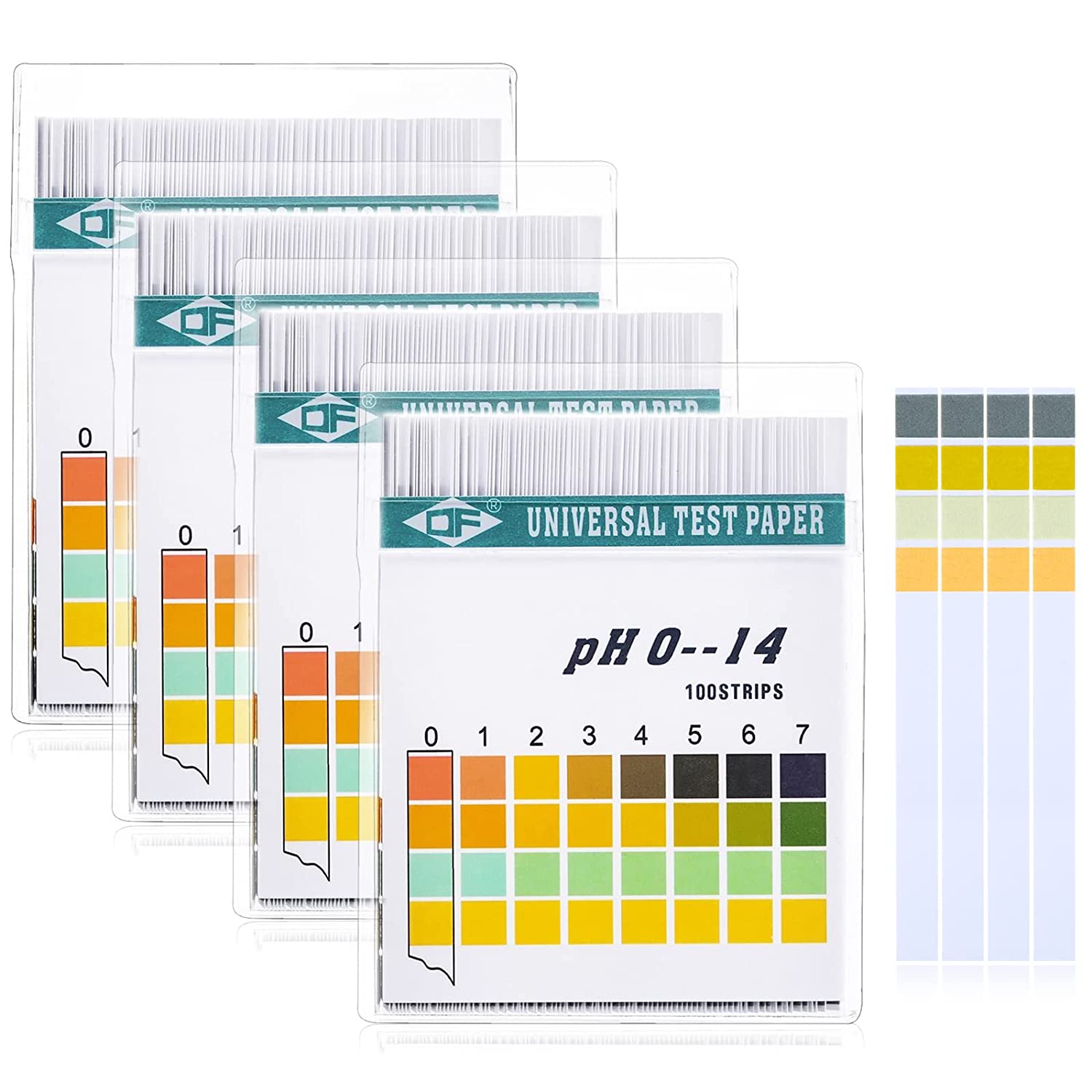 Ph Strip Test - 100 شرائط 0-14 PH مؤشر حمض