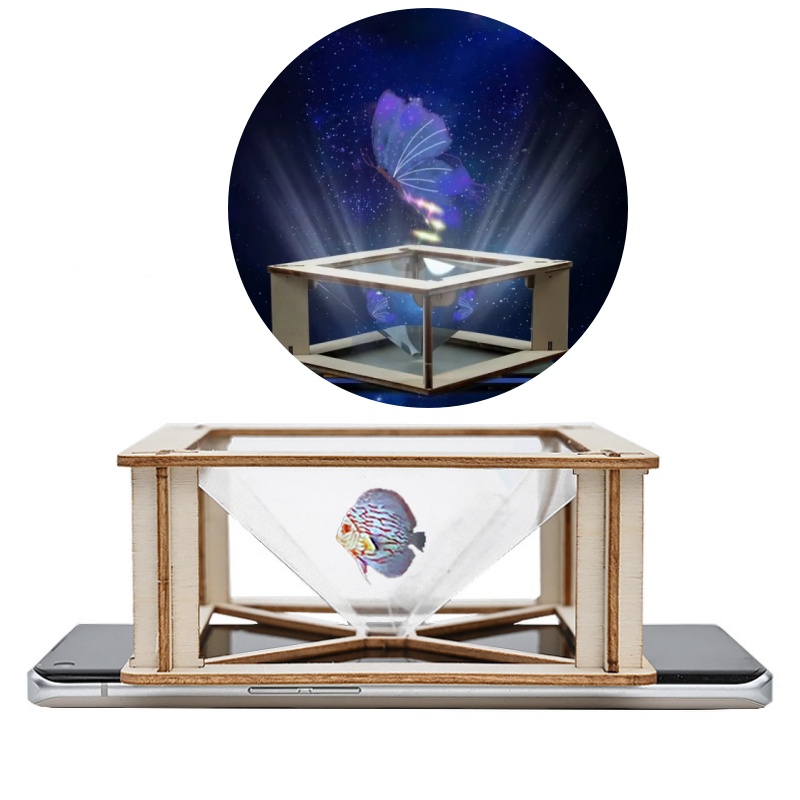 Science Kit - طقم جهاز عرض ثلاثي الأبعاد للأطفال،