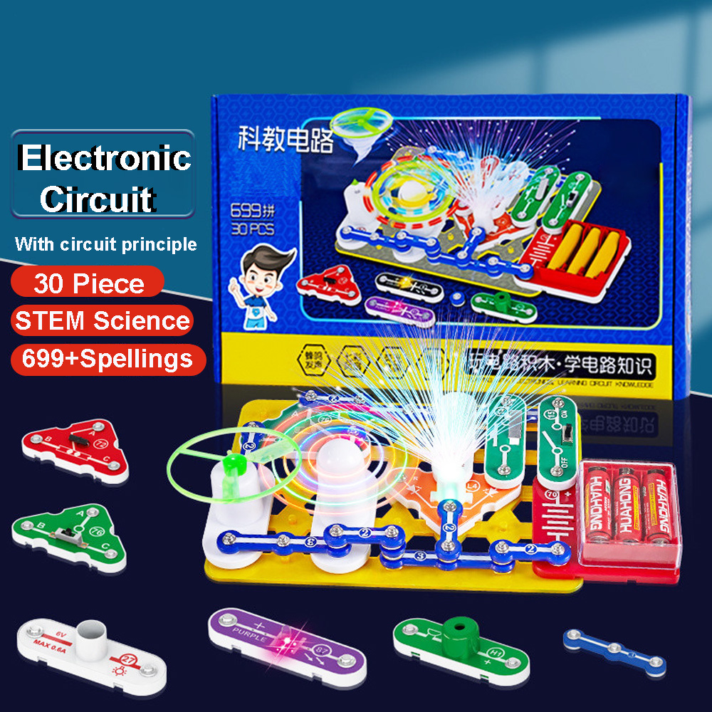 Circuit Snap Kit - مجموعات تجارب علمية للأطفال، أدوات تعليمية
