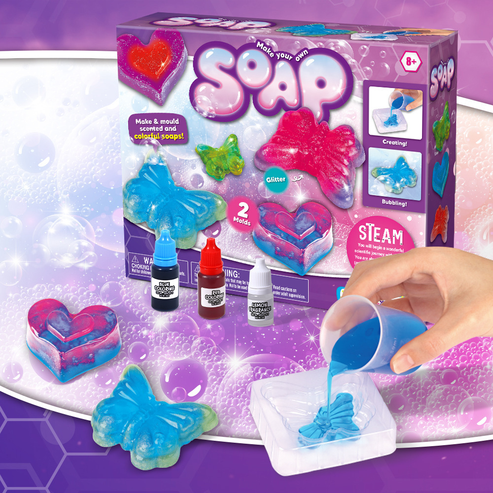 Science Kit - مجموعة صنع الصابون اليدوي، مجموعة تجارب