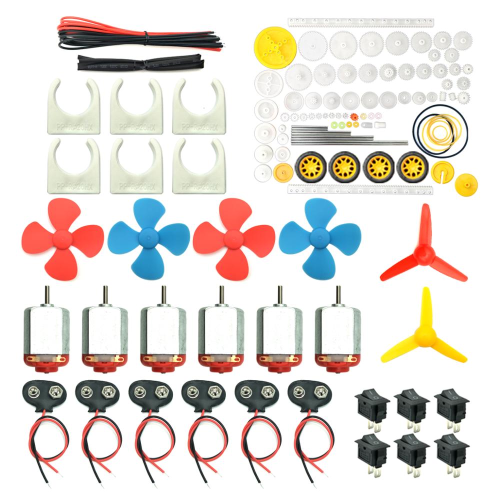 6 مجموعة موتورز كيت ، البسيطة  - مراجعة Science Hobby Kit وسعره