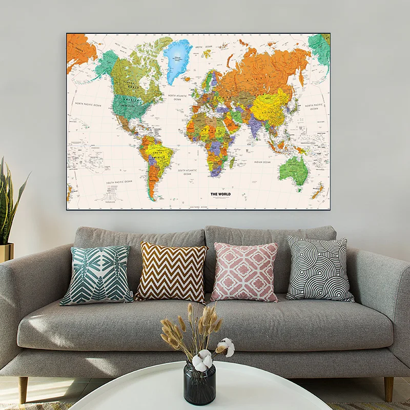 150x100 سنتيمتر خريطة العالم ا - مراجعة Star Map Poster وسعره