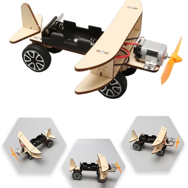 طائرة شراعية كهربائية خشبية قا - مراجعة Science Hobby Kit وسعره