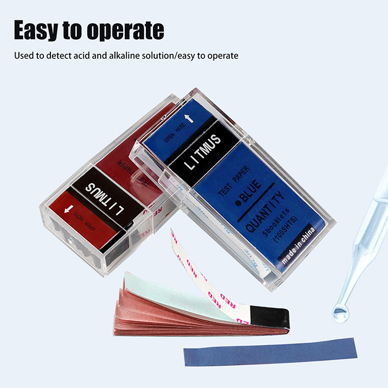 100 شريط/علبة شرائح اختبار الأ - مراجعة Ph Strip Test وسعره