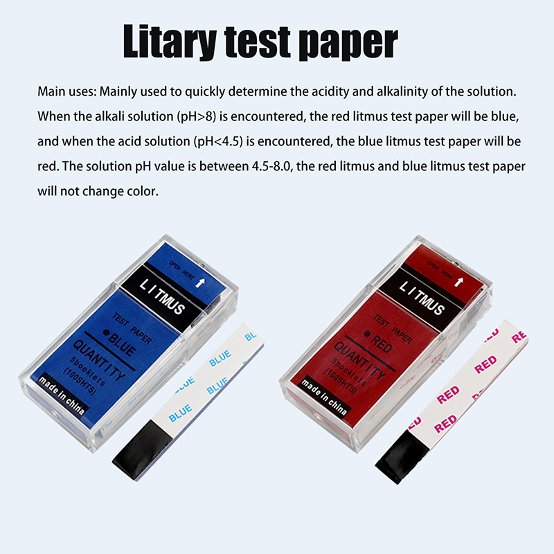 100 شريط/علبة شرائح اختبار الأ - مراجعة Ph Strip Test وسعره
