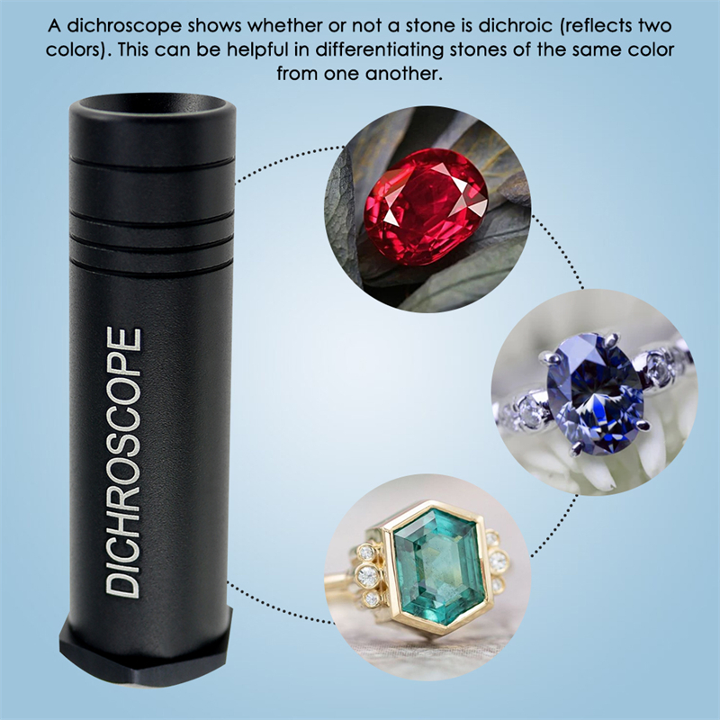 Dichroscope لجوهرة الكالسيت Di - مراجعة Spectroscope Handheld وسعره