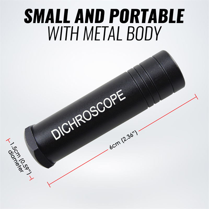 Dichroscope لجوهرة الكالسيت Di - مراجعة Spectroscope Handheld وسعره