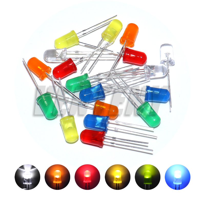 5 مللي متر منتشر LED ديود عدة  - مراجعة Science Hobby Kit وسعره