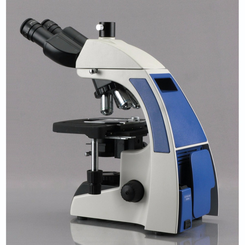 مجهر مركب ثلاثي العينية من سلس - مراجعة Amscope Microscope Compound 40X-1000X وسعره