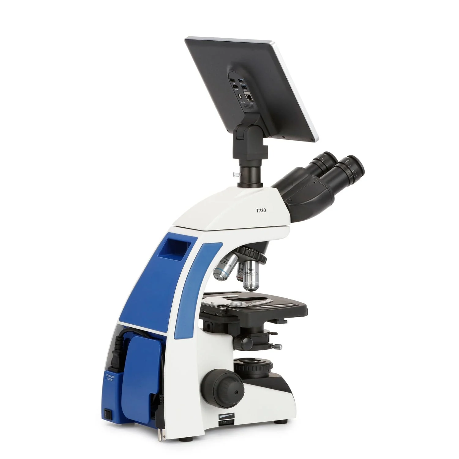 مجهر مركب ثلاثي العدسات من سلس - مراجعة Amscope Microscope Compound 40X-1000X وسعره