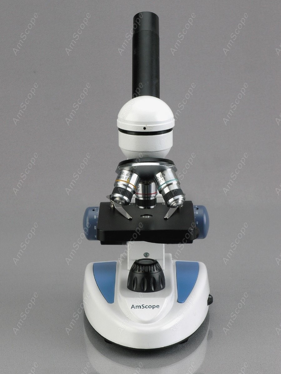 مجهر أحادي العين لاسلكي من AmS - مراجعة Amscope Microscope Compound 40X-1000X وسعره
