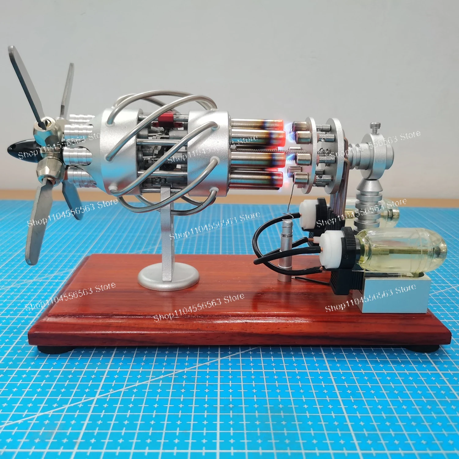 نموذج محرك ستيرلنج هوائي بـ 16 - مراجعة Science Toys وسعره