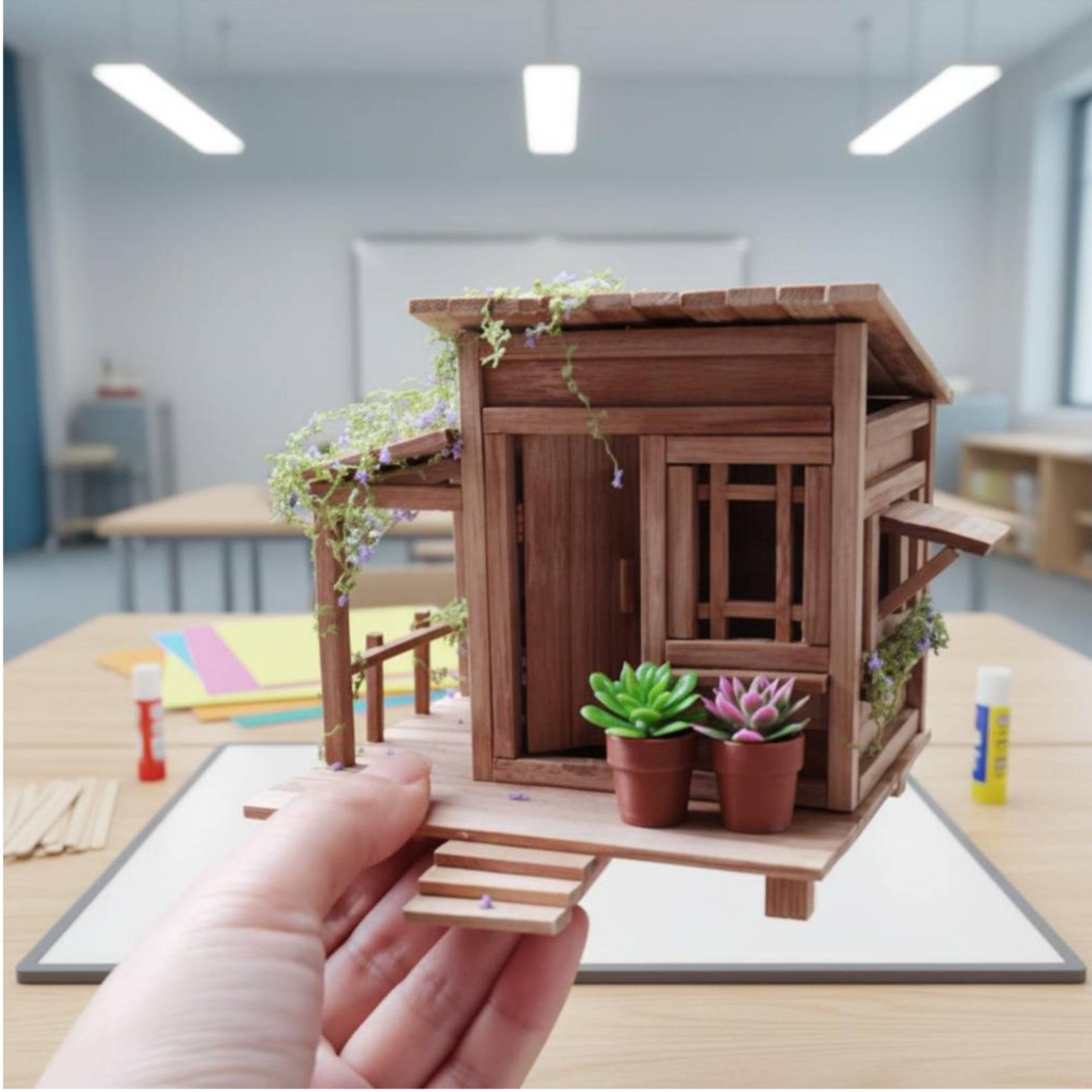 طقم بناء منزل من الخيزران اصنع - مراجعة Science Hobby Kit وسعره