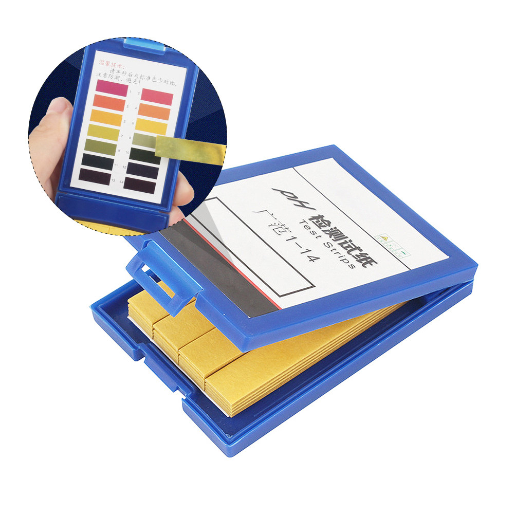 80 قطعة من ورق اختبار درجة الح - مراجعة Ph Strip Test وسعره