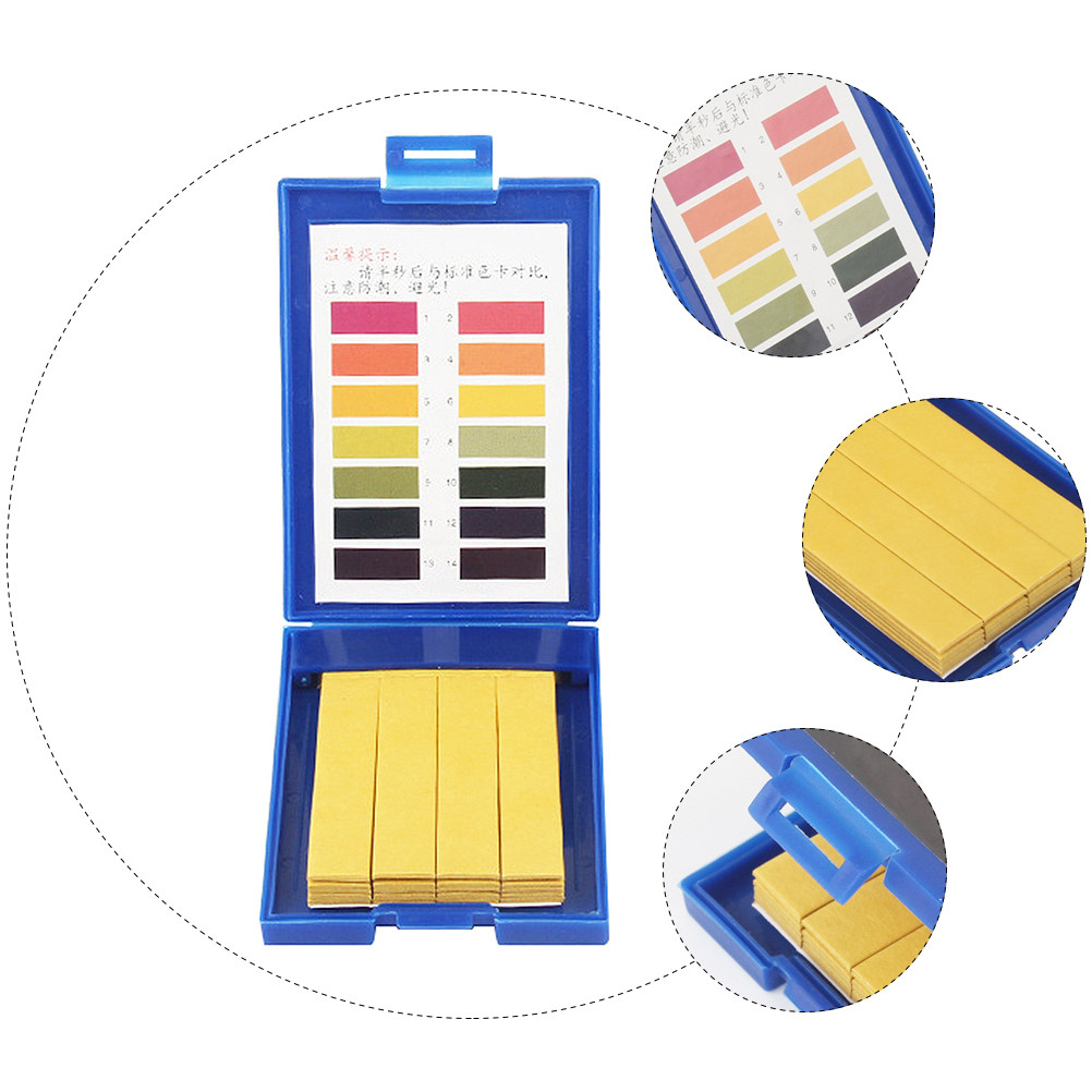 80 قطعة من ورق اختبار درجة الح - مراجعة Ph Strip Test وسعره