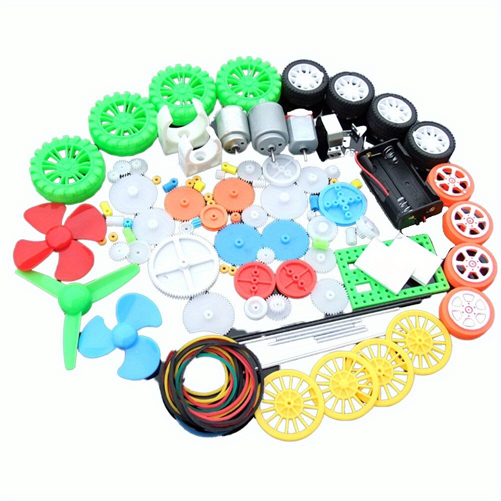 112 قطعة مجموعة محرك التيار ال - مراجعة Science Kit وسعره